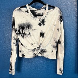 Shein NWOT Long Sleeve Crop Top M